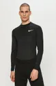 čierna Tričko s dlhým rukávom Nike Pánsky
