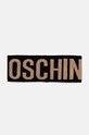 Moschino bentita din lana cu modele negru M2338.65216