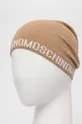 Vlnená čiapka Moschino hnedá