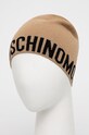 Moschino czapka wełniana M2354.65233 beżowy AW23