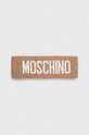 Μάλλινη κορδέλα Moschino καφέ M2355.65235
