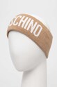 Moschino gyapjú fejpánt M2355.65235 barna AW25