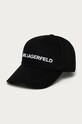 Karl Lagerfeld - Șapcă bumbac negru 205W3413