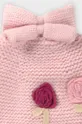 Mayoral - Шапка, шарф і рукавички рожевий