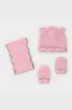 rózsaszín Mayoral - Gyerek sapka, sál és kesztyű 80-92 cm Lány