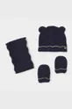 тёмно-синий Mayoral - Детская шапка, снуд и перчатки 80-92 см. Для девочек