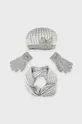 серый Mayoral - Детская шапка, снуд и перчатки Для девочек