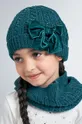 бирюзовый Mayoral - Детская шапка и снуд Для девочек