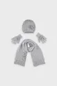 срібний Mayoral - Дитяча шапка, снуд і рукавички Для дівчаток