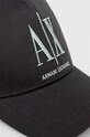 Бавовняна бейсболка Armani Exchange 954047.CC811 зелений AA00