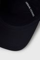 Armani Exchange czapka z daszkiem bawełniana granatowy 954047.CC811