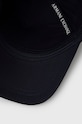 Armani Exchange czapka z daszkiem bawełniana granatowy 954047.CC811