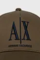 Bavlnená šiltovka Armani Exchange zelená