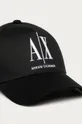 Armani Exchange czapka z daszkiem bawełniana Materiał zasadniczy: 100 % Bawełna Podszewka: 100 % Bawełna Aplikacja: 100 % Poliester
