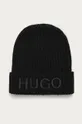 čierna Vlnená čiapka Hugo Pánsky