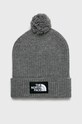 The North Face - Czapka aplikacja szary NF0A3FN3DYY1