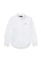 biały Polo Ralph Lauren - Koszula bawełniana dziecięca 134-176 cm 323819238001 Chłopięcy