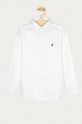 biały Polo Ralph Lauren - Koszula bawełniana dziecięca 134-176 cm 323819238001 Chłopięcy