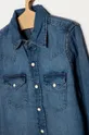 GAP - Detská bavlnená košeľa 104-176 cm modrá