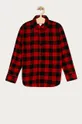 červená GAP - Detská bavlnená košeľa 104-176 cm Chlapčenský