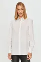 biały Karl Lagerfeld - Koszula bawełniana 206W1604