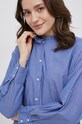 JDY Koszula bawełniana 15213326 niebieski