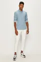 Tommy Jeans - Rifľová košeľa  98% Bavlna, 2% Elastan