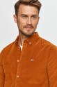Tommy Jeans - Camasa din bumbac DM0DM09503 galben