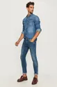Pepe Jeans - Rifľová košeľa Noah modrá