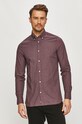 Tommy Hilfiger - Koszula bawełniana wzorzyste czerwony MW0MW15018