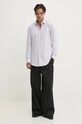 Рубашка HUGO 50289499 фиолетовой AW19