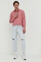 HUGO cămașă 50289499 roz AW19
