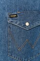 Wrangler - Koszula jeansowa W5MSLW922 niebieski AA00