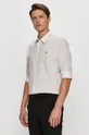 Lacoste - Bavlnená košeľa biela