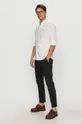 Lacoste - Βαμβακερό πουκάμισο λευκό