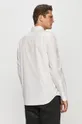 bela Lacoste bombažna srajca