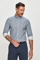 Tommy Hilfiger - Koszula bawełniana MW0MW15047 niebieski