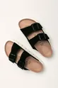 Birkenstock - Kožené šľapky Arizona Papillio <p> 
Zvršok: Semišová koža 
Vnútro: Syntetická látka, Prírodná koža 
Podrážka: Syntetická látka</p>