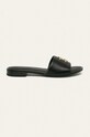 Tommy Hilfiger - Slapi de piele piele negru FW0FW05020BDS