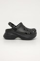 Crocs - Шльопанці Bae Clog платформа чорний 206302.0W