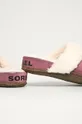 Sorel - Semišové papuče Nakiska Slide II  Zvršok: Semišová koža Vnútro: Textil Podrážka: Syntetická látka