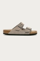 sivá Birkenstock - Kožené šľapky Arizona Pánsky