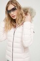Páperová bunda Tommy Jeans ružová DW0DW08588