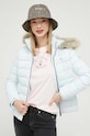 Tommy Jeans kurtka puchowa niebieski DW0DW08588