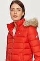 Tommy Jeans - Páperová bunda červená DW0DW08588