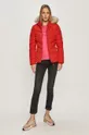 Calvin Klein Jeans - Páperová bunda červená