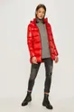 Calvin Klein Jeans - Páperová bunda červená