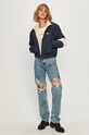 Tommy Jeans - Oboustranná bunda DW0DW08847 bílá AW20