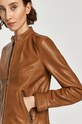 Tommy Hilfiger - Kurtka skórzana WW0WW29299 brązowy