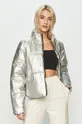 silver Reebok jacket